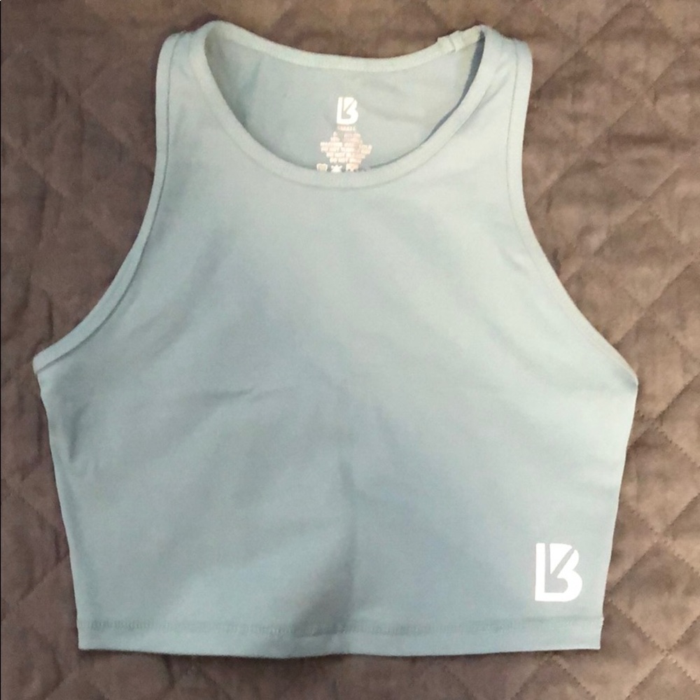 Buff bunny aurora crop light blue small new